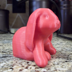 Capture d’écran 2017-09-21 à 11.49.44.png Free OBJ file Ducky The Lop Eared Bunny Remix No Supports Needed・3D printer design to download