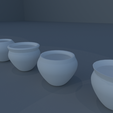 2.png flower pots - flowes pot 3D print model