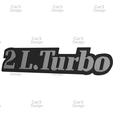 2.png RENAULT 21 2L TURBO REAR EMBLEM ANAGRAM LOGO BADGE [ 77 00 809 337 ]
