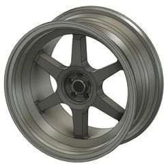 1.jpg STL file Mitsubishi lancer wheel・3D printer model to download