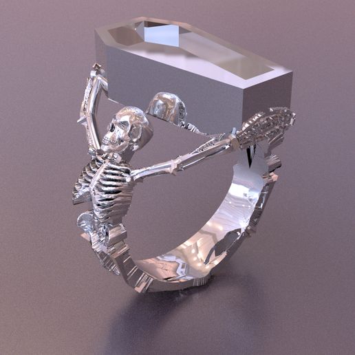 Skeleton Ring 3D model