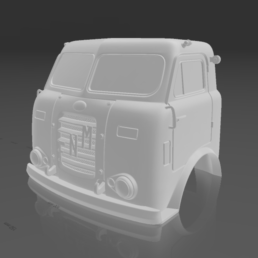 Truck Cabin FNM Model 1 3D model