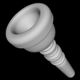 Amati-Kraslice-A51-1.png Amati-Kraslice A51 natural trumpet/bugle mouthpiece 3D rendering