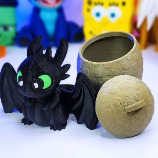 Toothless Multiparts +3MF