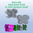 Butterfly.jpg animal molds pack 1: BATH BOMB, SOLID SHAMPOO