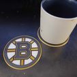 Bruins-COaster.jpg Boston Bruins Drink Coasters