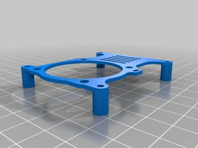 Download free STL file Raspberry Pi 3b+/4 Multipurpose mount and fan ...