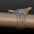 wolf-013.png STL file Wolf Ring・3D print model to download