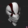 07.jpg Hollow Mask - Kurosaki Ichigo - Bleach 3D print model