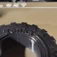 20220904_172045.jpg STL file Tonka inspired MR-970 tire and wheels in 1.9 format to fit RC Trucks.・3D print object to download