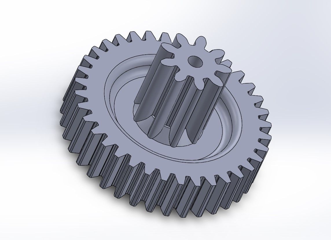 STL file BMW E36, rear window vent gear・3D printing design to download ...