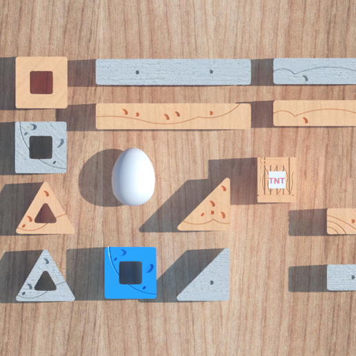 🏗️ Board Game Building Pieces - Construction Pieces Board Game・Archivo ...