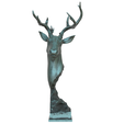 01.8.png Deer Head Statue