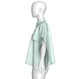 Girls-Flap-Button-Zip-Up-Cape-Jacket_9.png Girls Flap Button Zip Up Cape Jacket | Marvelous / Clo3d / obj / fbx
