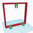 frame-tink-6inch-US.jpg TILE FRAME 6 INCH US SIZE (154X154 MM) WITH A CLIP HOLDER AND A FOOT. EASY TO PRINT.