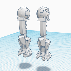 Legs.png Free STL file XV-8 Alternate longer legs・3D printing model to download, El_Mutanto