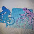 7 ni Cyclist cake toppers for men and women