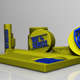 Render-5.png WEED TRAY AND ACCESSORIES - ARGENTINEAN SOCCER - BOCA JUNIORS