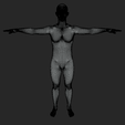 7.png Human Body Base in T-Pose