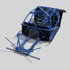 IMG_4921.png STL file 1967 Nova PROMOD tubular Chassis with floors tubs N firewall・3D print model to download