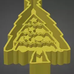 vystrizek.webp Christmas tree cookie cutter