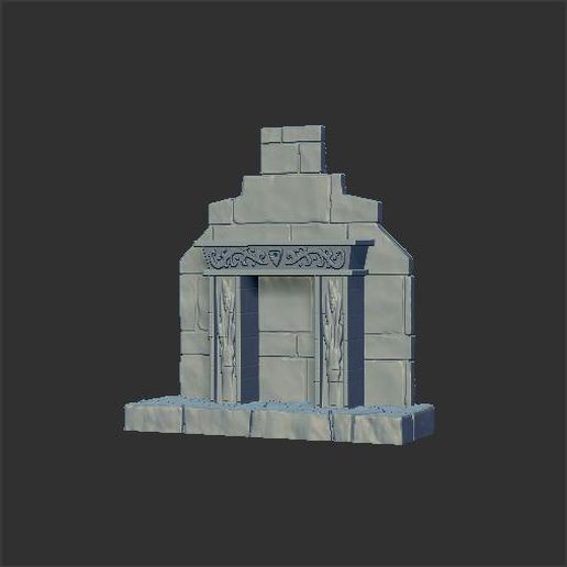 accecories diorama gate01 3D model