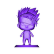 Kakashi Chibi with base.obj Kakashi Hatake Chibi - Naruto