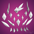 XayahSG01.png Star Guardian Xayah League of Legends Accessories STL Files