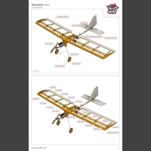 001-af-flying-stick-manual-1.jpg Flying Stick 120cm - Hybrid 3D printed + XPS/Depron foam RC plane
