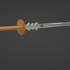1.png Archivo STL Espadas Pack 5 Low-poly Modelo 3D・Modelo de impresora 3D para descargar