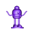burger with stand.obj burger cute 3d model for 3d printing