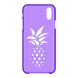 iPhone_XS_Pineapple_001.stl Download free STL file iPhone Case - 7/7Plus, 8/8Plus, X, XS, XS Max, XR • 3D printable model, DuaneIndeed