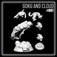 GUKU AND CLOUD #001 Goku and Cloud Figure #001