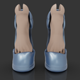 untitled.200.png shoes + foot / 3 3d shoes / model for bjd doll / 3d printing / 3d doll / bjd / ooak / stl / articulated dolls / file