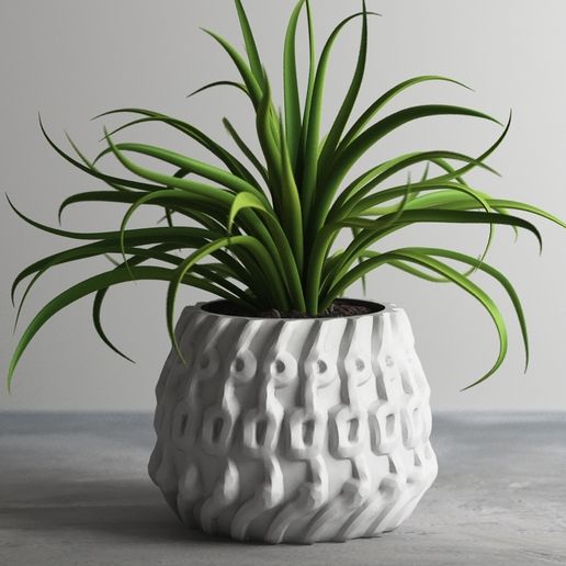 3D Printable Vase - Flower Pot / Planter g361