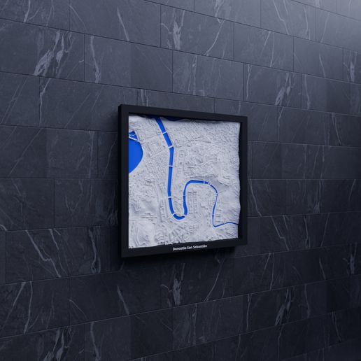 Donostia-San Sebastián, Spain - 3D Miniature