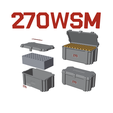 COL_80_270wsm_50a.png AMMO BOX 270 WSM AMMUNITION STORAGE 270wsm CRATE ORGANIZER