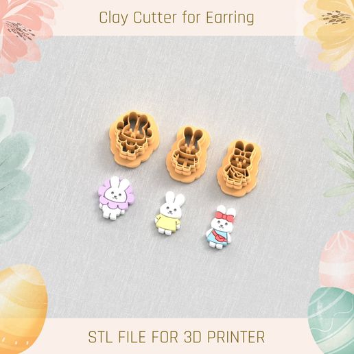 Bunny Cute Costumes Pack Clay Cutter