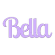 Bella.stl Имя беллы .STL
