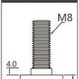 T-head-bolt-M8x20.jpg anycubic M3 max - knob (spare part)