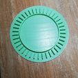 2022-07-Marco-rayitas-marcador-nomas.jpg STL file Circular frame with marker lines・3D printer design to download