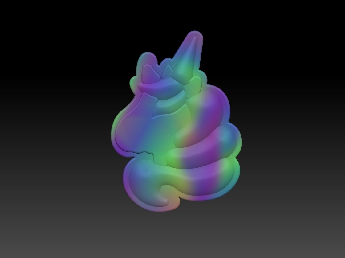 STL file unicorn new - MOLD BATH BOMB, SOLID SHAMPOO・3D printing design ...