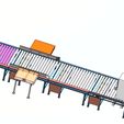 000006.jpg Automatic Pallet Stacker with Roller Conveyor 3D CAD Model