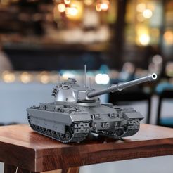 image5.jpeg 3D file 3D Printed Conqueror Tank STL・Model to download and 3D print