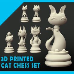 4fb3750d-33ed-43f1-83fa-4f56758dfc2a.jpg Cats Chess Set Figurines