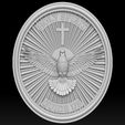 A18.jpg Holy Spirit Pendant - Coin - Espirito Santo 3D print model