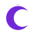 moon_earrings.STL Лунные серьги