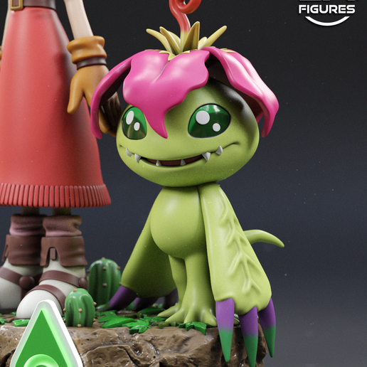 🐉 Mimi and Palmon - Digimon・ 3D File for ・Cults