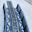 HO Scale Curved Bridge
