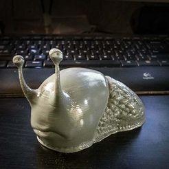 slugprint_sm.jpg Descargar archivo STL gratis ¿Dónde está mi casa?, dijo Sam la babosa・Modelo para la impresora 3D